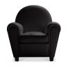  Armchair with Armrests - Upholstered in Faux Leather - Club image 7