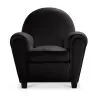  Armchair with Armrests - Upholstered in Faux Leather - Club image 7