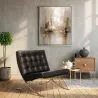 Design Armchair - Upholstered in Leather - Town image 7