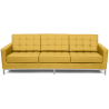 Buy Design Sofa (3 seats) - Faux Leather Pastel yellow 13246 - in the EU