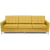 Polyurethane Leather Upholstered Sofa - 3 Seater - Konel image 7