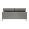 Buy Polyurethane Leather Upholstered Sofa - 2 Seater - Konel Grey 13242 at Privatefloor