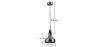 Ceiling Lamp - Pendant Lamp - Chrome Metal - Medium - Blake image 7
