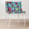 Dining Chair - Transparent Legs - Patterned Design - Mademoiselle image 7
