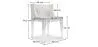 Design Dining Chair - Transparent Legs - Mila image 7