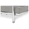  Square Footrest - Upholstered in Faux Leather - Kart image 7