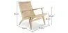 Wood and Rope Armchair - Boho Bali Handcrafted Design - Birma image 7