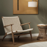 Buy Wooden Lounge Chair - Boho Bali Design - Birma Natural wood 57153 at Privatefloor