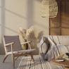 Buy Wooden Lounge Chair - Boho Bali Design - Birma Natural wood 57153 with a guarantee