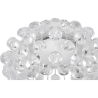 Buy Ceiling Lamp - Glass Ball Flush Mount - 35cm - Savoni Transparent 58433 at Privatefloor