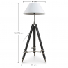 Buy Vintage Tripod Lamp Blue 29218 with a guarantee