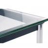 Buy Square Coffee Table - Side Table - Glass - Kart Steel 14641 - prices