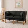 2 Seater Sofa - Polyurethane Leather Upholstered - Benjamin image 7