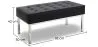 Design Bench - 2 seats - Upholstered in Leather - Konel image 7