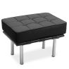 Buy Footstool Upholstered in Polyurethane - Barcel Black 15424 - prices