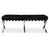 Leather-upholstered bench - Footrest - Town image 7