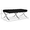  Bench - Footrest Upholstered in Faux Leather - Town image 7
