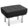 Buy Leather-upholstered Footstool - Barcel Black 15425 - prices