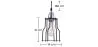 Retro Ceiling Lamp - Cage Design Pendant Lamp - Jail image 7
