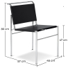 Buy Tollebrone  design Chair  - Premium Leather Black 13170 in the Europe