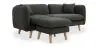 Linen Upholstered Chaise Lounge - Scandinavian Style - Vriga image 7