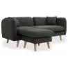 Linen Upholstered Chaise Lounge - Scandinavian Style - Vriga image 7