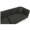 Linen Upholstered Chaise Lounge - Scandinavian Style - Vriga image 7