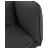 Buy Linen Upholstered Chaise Lounge - Scandinavian Style - Vriga Dark grey 58759 - prices