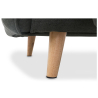 Buy Linen Upholstered Chaise Lounge - Scandinavian Style - Vriga Dark grey 58759 at Privatefloor