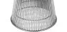 Round Dining Table - Glass and Metal - Barrel image 7