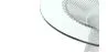 Round Dining Table - Glass and Metal - Barrel image 7