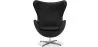 Armchair with Armrests - Upholstered in Faux Leather - Egg Design - Brave image 7