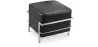Square footrest - Leather upholstered - Kart image 7