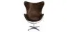 Armchair with Armrests - Aviator Style - Leather and Metal - Cocoon image 7