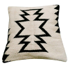 Buy Ethnic style cushion cover - Topanga White / Black MF01885 - in the EU