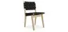 Wooden and Fabric Dining Chair - Sinny image 7
