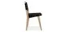 Wooden and Fabric Dining Chair - Sinny image 7