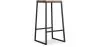 Industrial Design Stool - Wood & Metal - 76cm - Big Boy image 7