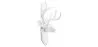 Wall Decoration - White Deer Head - Uka image 7