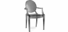 Buy Transparent Dining Chair - Armrest Design - Louis XIV Grey transparent 16461 - prices