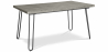 Buy 150x90 Dining table - Hairpin legs - Wood and metal Grey 59465 - prices