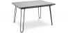 Buy 120x90  Dining table - Hairpin legs - Wood and metal Grey 59464 - in the EU
