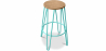 Buy Hairpin Stool - 74cm - Light wood and metal Pastel green 59487 in the Europe