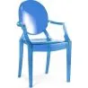 Buy Children Armchair Louis XiV Design Transparent Blue transparent 54010