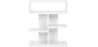 Scandinavian style low shelf with 5 compartments - Wood image 9