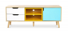 Buy TV unit sideboard Axe - Wood Multicolour 59718 - in the EU
