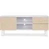 Buy Wooden TV Stand - Scandinavian Design - Norman Natural wood 59655