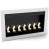 Buy Contemporary Wall-Mounted Ethanol Fireplace - VPF-FD50-WHITE White 17140