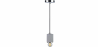 Buy Felippo hanging lamp - Metal and concrete Silver 59582 - prices