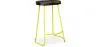 Bar Stool - Industrial Design - Wood & Metal - 66 cm - Adriel image 9